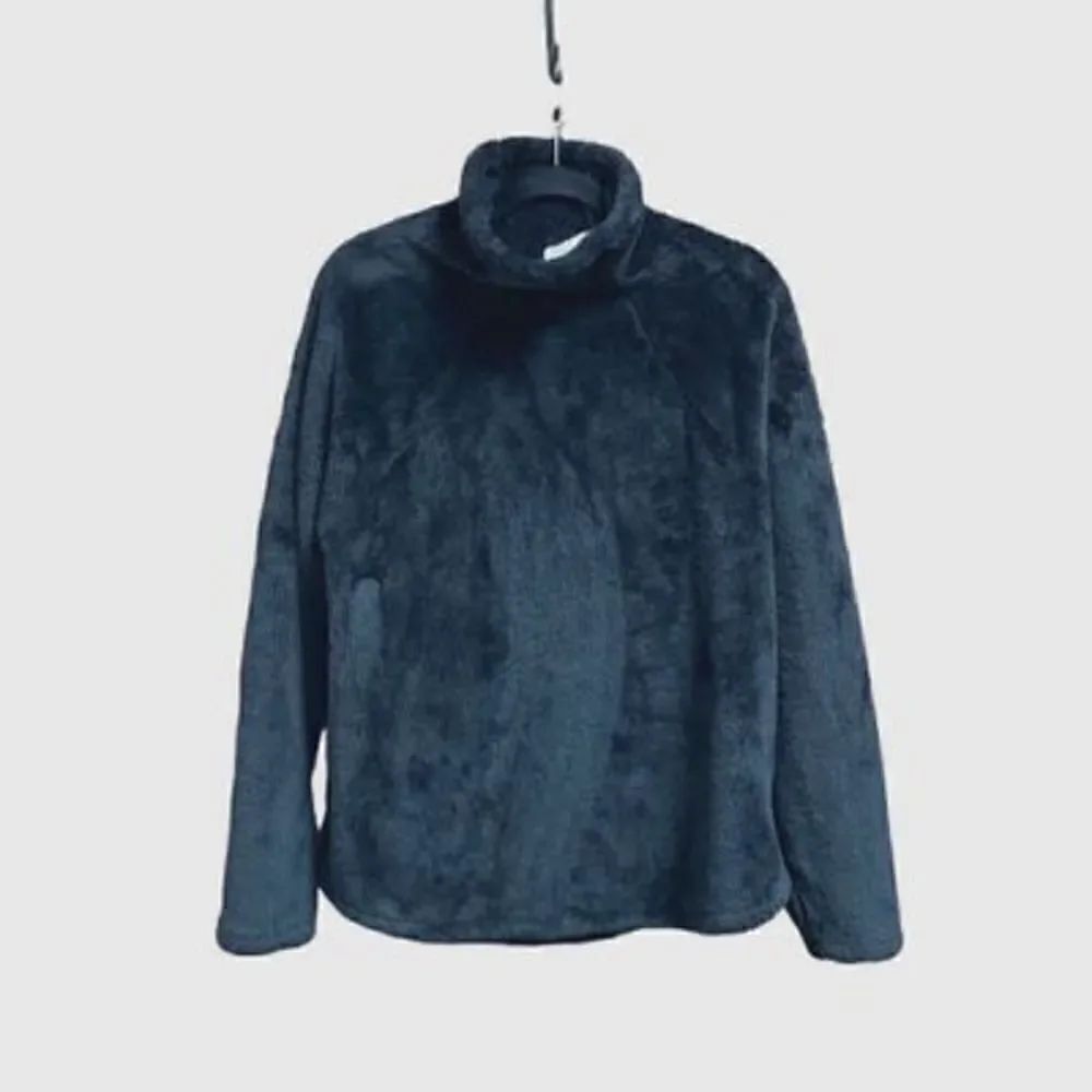 JoyLab Black Mock-neck Sherpa Pullover Size XXL NEW